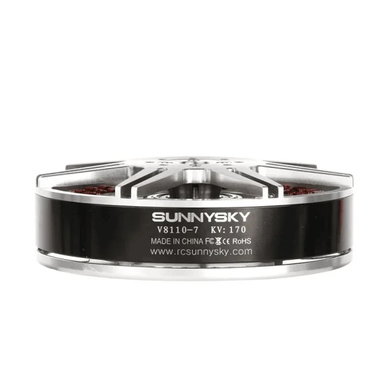 Original SunnySky V8110 KV200 Multi-Rotor Long-Range Drone Power Motor 29~30 Inch Propeller Power Brushless Motor Helicopter UAV